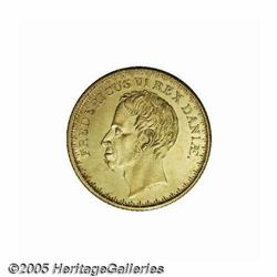 Denmark. Frederik VI gold 2 Frederiks d'Or 1830-FF, KM700, c Frederik VI gold 2 Frederiks d'Or 1830-