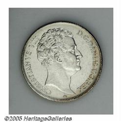 Denmark. Christian VIII Speciedaler 1846-VS, KM741, XF-AU, v Christian VIII Speciedaler 1846-VS, 