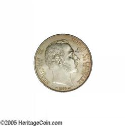 Denmark. Christian IX 2 Rigsdaler 1863, KM770, choice AU-UNC Christian IX 2 Rigsdaler 1863, 