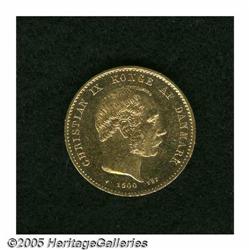 Denmark. Christian IX gold 20 Kroner 1900, KM791.2, brillian Christian IX gold 20 Kroner 1900, 