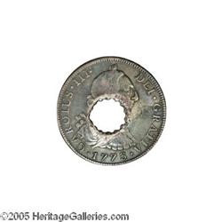 Dominica. Commonwealth 11 Bits (1798), KM-3.1, Mexico 8 Reale Commonwealth 11 Bits (1798), 