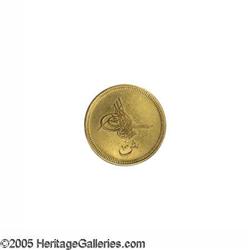 Egypt. Abdul Aziz gold 100 Piastres AH1277 Year 4, KM264, Abdul Aziz gold 100 Piastres AH1277 Year 4