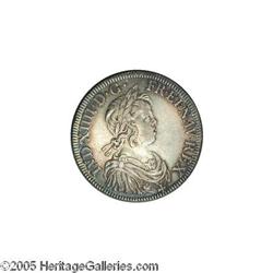 France. Louis XIIII Ecu 1643A, KM144.1, short curl, choice Louis XIIII Ecu 1643A, 