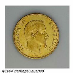 France. Napoleon III gold 100 Francs 1857A, KM786.1, nice X Napoleon III gold 100 Francs 1857A, 