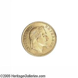 France. Napoleon III gold 100 Francs 1862A, KM802.1, choice Napoleon III gold 100 Francs 1862A, 