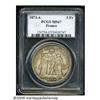 Image 1 : France. Republic 5 Francs 1873A, KM820.1, MS67 PCGS, an inc Republic 5 Francs 1873A, 