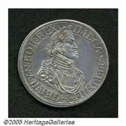 German States. Augsburg. Ferd. III Taler 1641, Bust right/City vie Augsburg. Ferd. III Taler 1641,