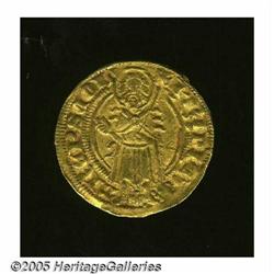 German States. Cologne. Friedrich II of Saarwerden gold Gulden (1371 Cologne. Friedrich II of Saarwe