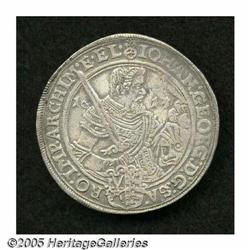 German States. Saxony. Johann Georg and August Taler 1613, KM44, D Saxony. Johann Georg and August T