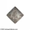 Image 1 : German States. Saxony. Johann Georg II Klippe Taler 1678, for the Saxony. Johann Georg II Klippe Tal