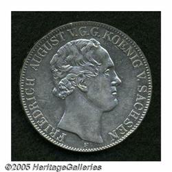 German States. Saxony. Friedrich August II 2 Taler 1851F, KM1149, Saxony. Friedrich August II 2 Tale