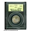 Image 1 : Germany. Empire. 1 Mark 1874 D, KM7, MS67 PCGS. Lightly tone Empire. 1 Mark 1874 D,