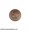 Image 1 : Great Britain. Victoria Halfpenny 1853, KM726, Proof 63 Brown NGC, Victoria Halfpenny 1853, 