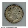 Image 1 : Great Britain. Victoria Crown 1845, KM741, VF-XF, cleaned at one t Victoria Crown 1845, 