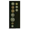 Image 1 : Great Britain. Elizabeth II Copper-Nickel and Bronze Proof Set 1953, Elizabeth II Copper-Nickel and 