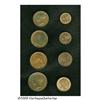 Image 1 : Great Britain. Assorted bronze lot including: Farthing 1838, XF; F Assorted bronze lot including:
