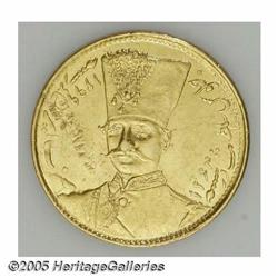 Iran. Nasir al-Din gold Toman 1299AH, KM933, bold AU, sur Nasir al-Din gold Toman 1299AH, 