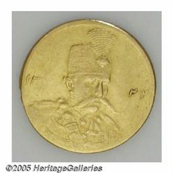 Iran. Muzaffar al-Din gold 5000 Dinars 1322AH, KM944.1, n Muzaffar al-Din gold 5000 Dinars 1322AH, 