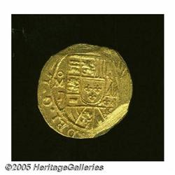 Mexico. Felipe V gold Cob 2 Escudos 171(4)-Mo-J, KM53.2, ch Felipe V gold Cob 2 Escudos 171(4)-Mo-J,