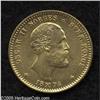 Image 3 : Norway. Oscar II gold 10 Kroner/2 1/2 Speciedaler 1874, KM3 Oscar II gold 10 Kroner/2 1/2 Speciedale