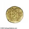 Image 1 : Peru. Felipe V gold 8 Escudos 1744-V, KM38.2, VF-XF, slig Felipe V gold 8 Escudos 1744-V, 