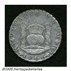Image 1 : Peru. Carlos III Pillar 8 Reales 1766-JM, KMA64.2, sharp Carlos III Pillar 8 Reales 1766-JM, 