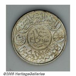 Saudi Arabia. Hejaz. Hussain ibn Ali Riyal 1334AH Year 8 (1923), Hejaz. Hussain ibn Ali Riyal 1334AH