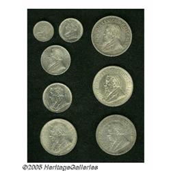 South Africa. ZAR Silver Collection, KM3 3 Pence 1893, toned AXF, ZAR Silver Collection,