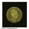 Image 1 : Spain. Isabel 2nd gold 80 Reales 1845 B-PS, KM578.1, Fr-32 Isabel 2nd gold 80 Reales 1845 B-PS,
