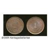 Image 2 : Straits Settlements. Victoria Cent - Two Choice Examples, KM9 1900, choi Victoria Cent - Two Choice 