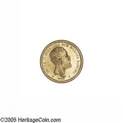 Sweden. Oscar II gold 20 Kronor 1885, KM748, brilliant UNC, Oscar II gold 20 Kronor 1885,