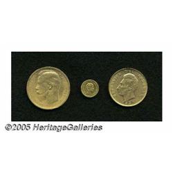 Nineteenth Century Gold Trio, Ecuador 10 Sucres 189 Nineteenth Century Gold Trio, 