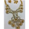 Image 2 : VINTAGE SIGNED HOBE NECKLACE AND EARRINGS