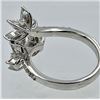 Image 2 : 18K WHITE GOLD DIAMOND RING