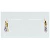 Image 1 : 10K TANZANITE DIAMOND EARRINGS