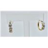 Image 2 : 10K YELLOW EARRINGS CZ'S