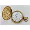 Image 2 : LADIES ELGIN HUNTING CASE POCKET WATCH