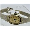 Image 1 : VINTAGE 14K WHITE GOLD MOVADO WATCH AND BAND