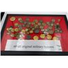 Image 1 : SIXTY ALL ORIGINAL U.S. MILITARY BUTTONS