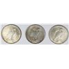Image 2 : (3)  1922 PEACE SILVER DOLLARS