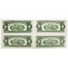 Image 2 : (4) $2.00 RED SEAL STAR NOTES