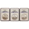 Image 1 : (3) SILVER AMERICAN EAGLES