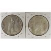 Image 2 : (2) 1922-D PEACE SILVER DOLLARS