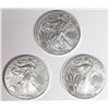 Image 1 : THREE 2019 AMERICAN SILVER EAGLES