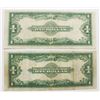 Image 2 : (2) 1923 $1.00 SILVER CERTIFICATES