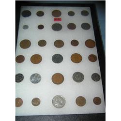 Large collection of vintage world coins