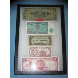 Collection of world currency