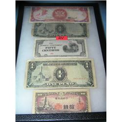 Collection of world currency