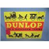 Image 1 : Donlop Cab and Rickshaw Tyring retro style sign