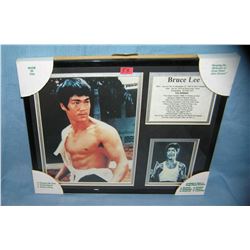 Bruce Lee karate super star photo diorama